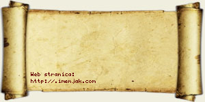 Isidora Arsenović vizit kartica